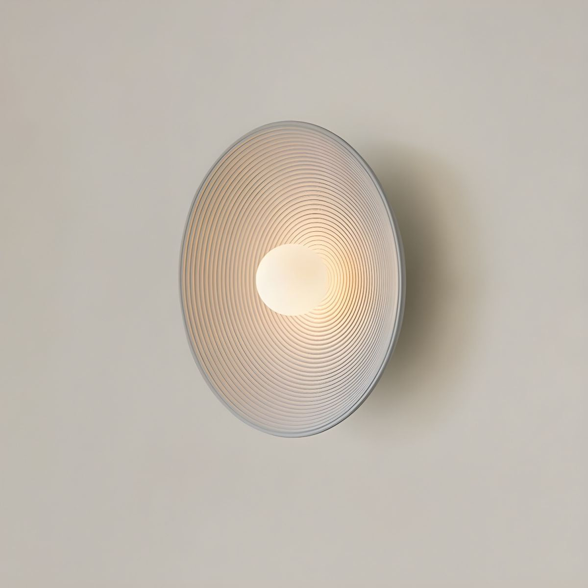 Retro Wabi Sabi Style Round Wall Light For Bedroom